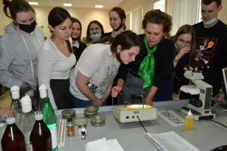 Meeting with students